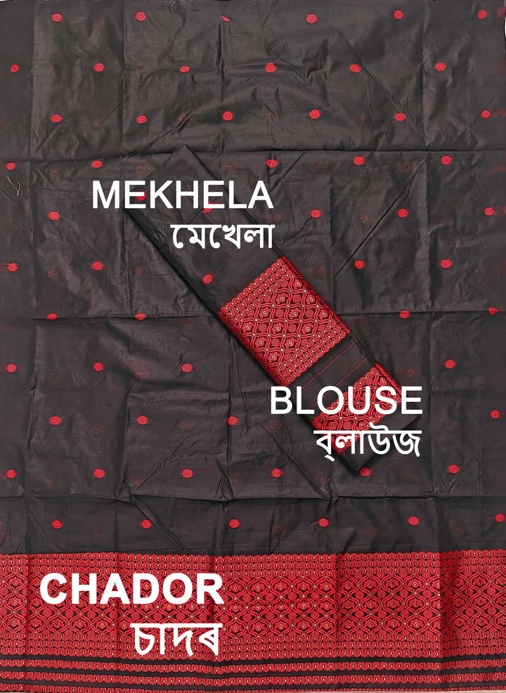 Dhaga Weaving Work Premium Cotton* Mekhela Sador