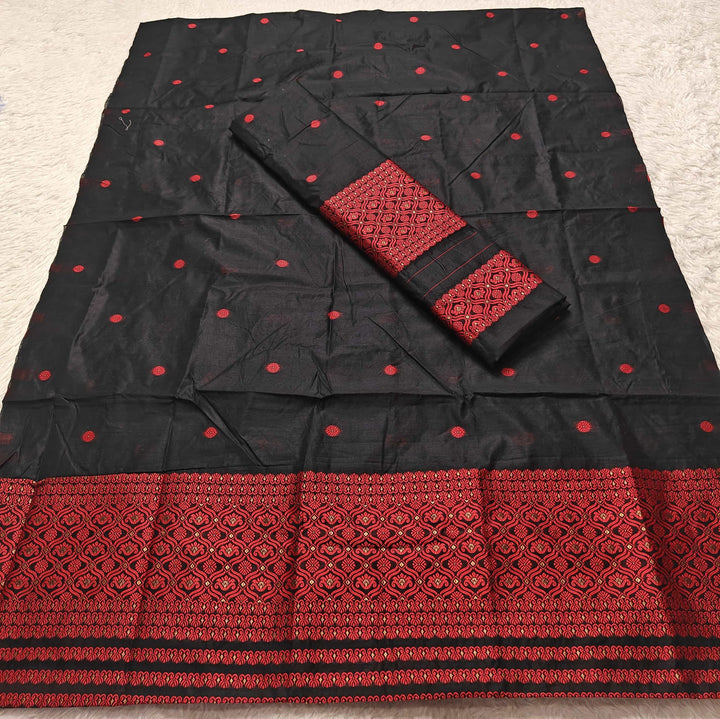 Dhaga Weaving Work Premium Cotton* Mekhela Sador