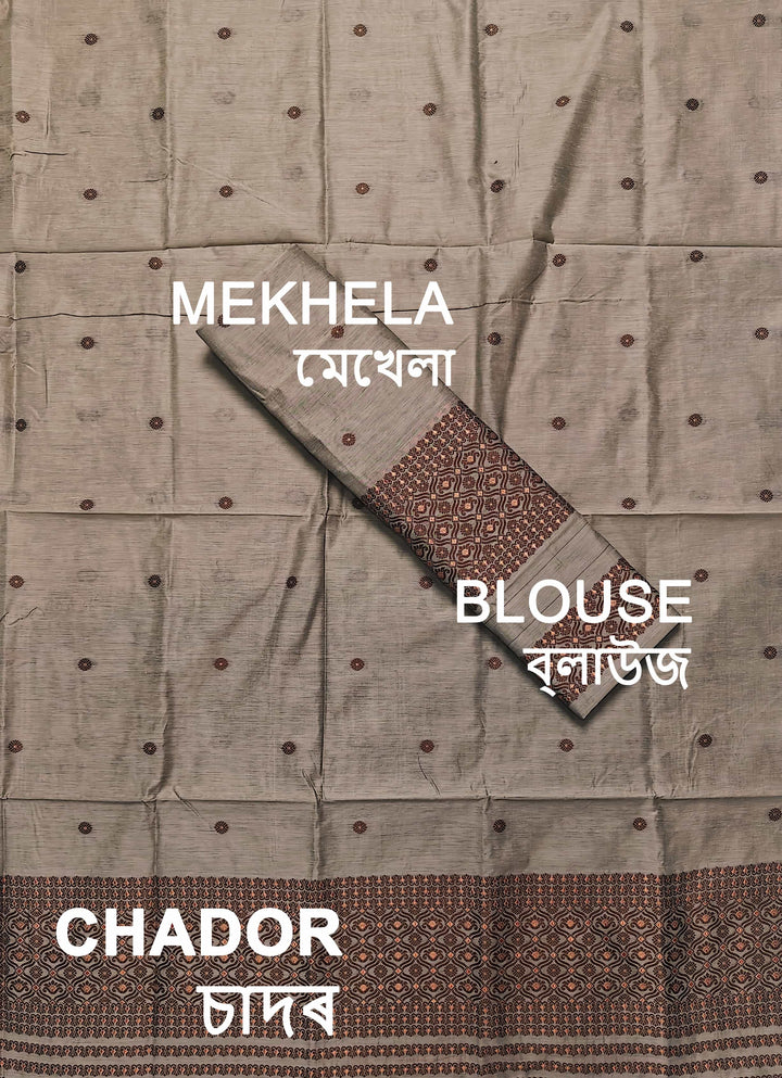 Dhaga Weaving Work Premium Cotton* Mekhela Sador