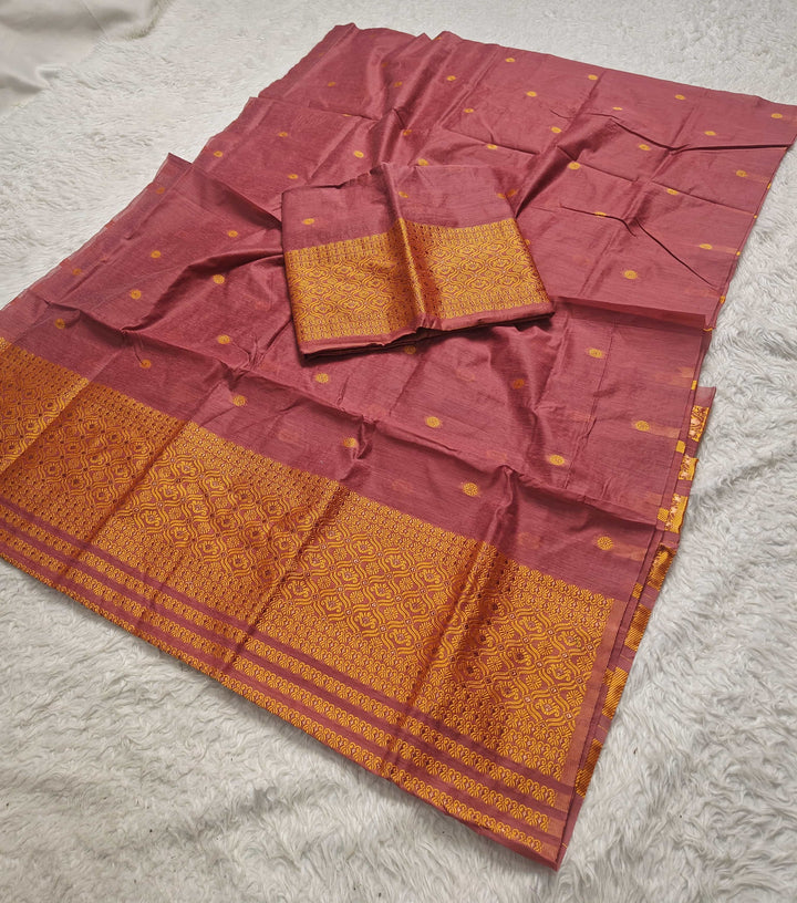 Dhaga Weaving Work Premium Cotton* Mekhela Sador