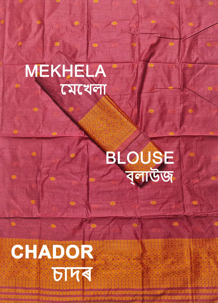 Dhaga Weaving Work Premium Cotton* Mekhela Sador