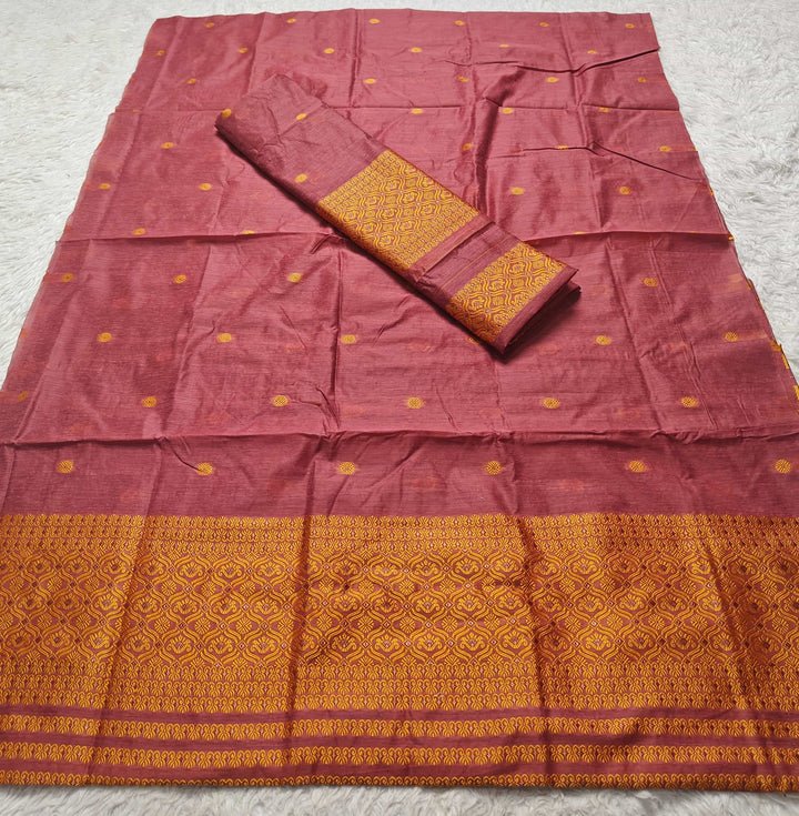 Dhaga Weaving Work Premium Cotton* Mekhela Sador