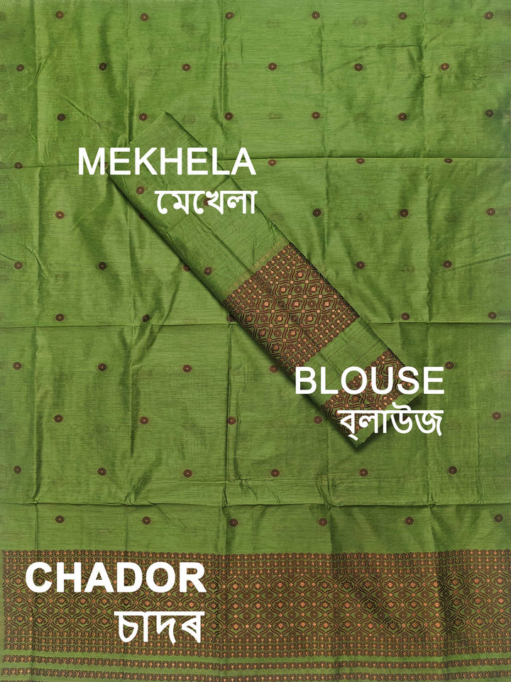 Dhaga Weaving Work Premium Cotton* Mekhela Sador