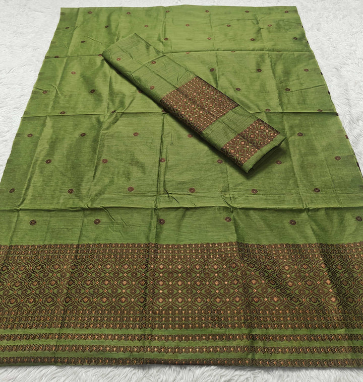 Dhaga Weaving Work Premium Cotton* Mekhela Sador