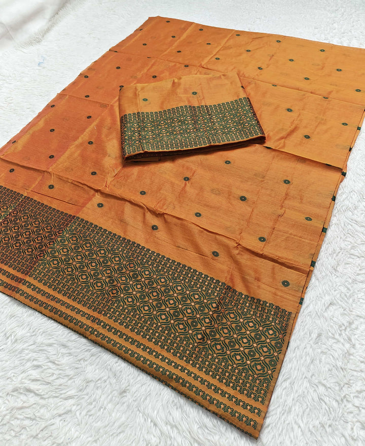 Dhaga Weaving Work Premium Cotton* Mekhela Sador