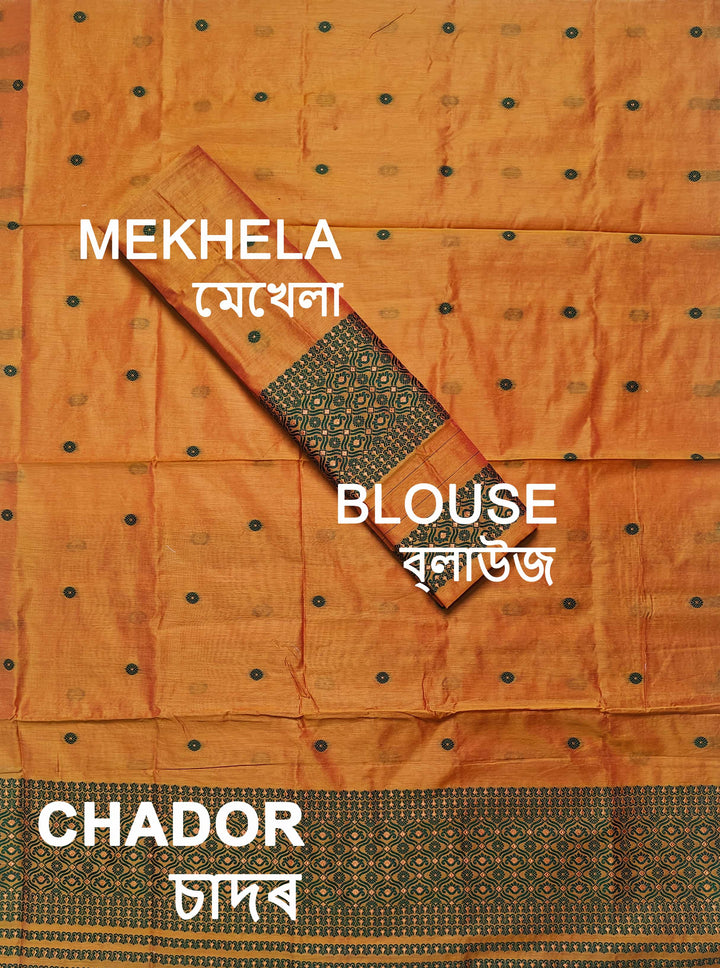 Dhaga Weaving Work Premium Cotton* Mekhela Sador