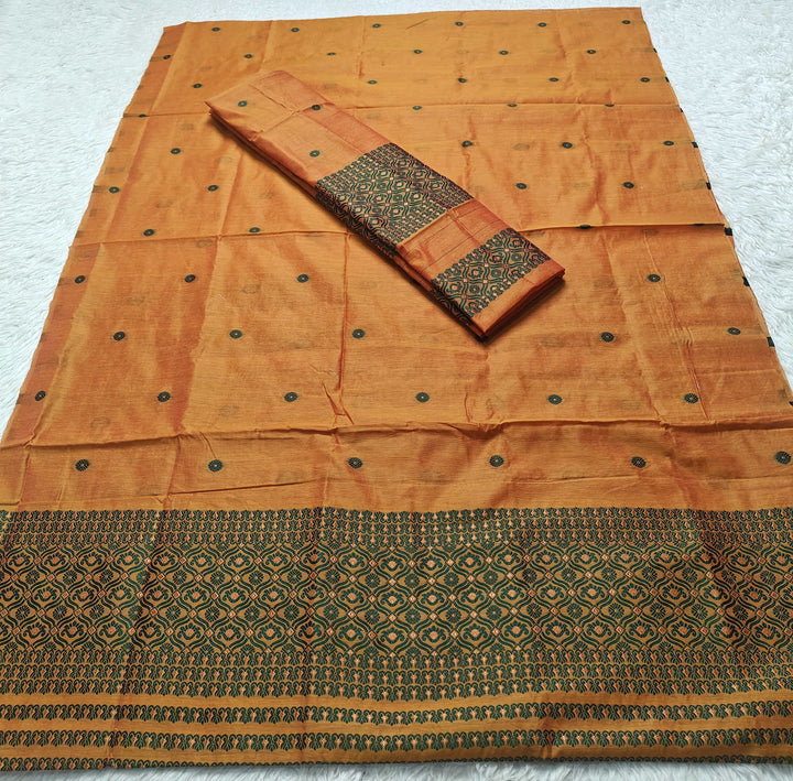 Dhaga Weaving Work Premium Cotton* Mekhela Sador