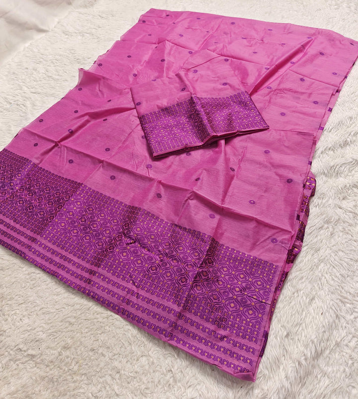 Dhaga Weaving Work Premium Cotton* Mekhela Sador