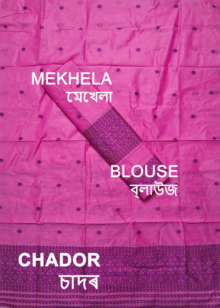 Dhaga Weaving Work Premium Cotton* Mekhela Sador