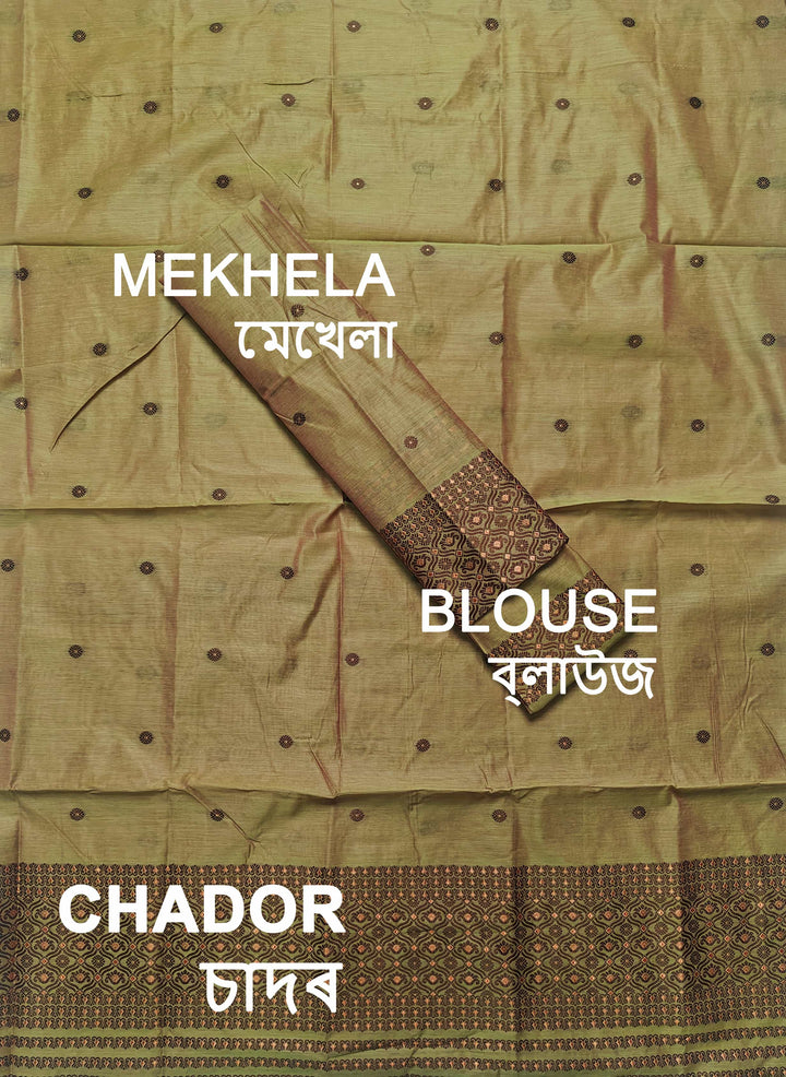 Dhaga Weaving Work Premium Cotton* Mekhela Sador