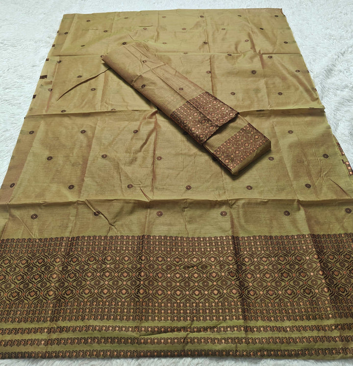 Dhaga Weaving Work Premium Cotton* Mekhela Sador