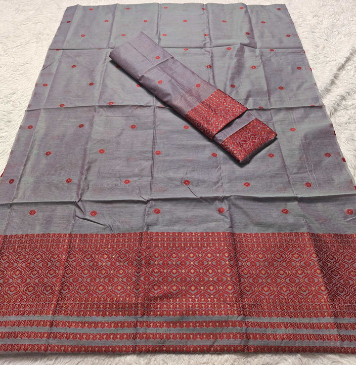 Dhaga Weaving Work Premium Cotton* Mekhela Sador