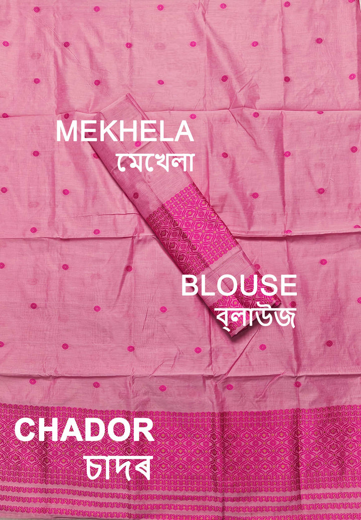 Dhaga Weaving Work Premium Cotton* Mekhela Sador