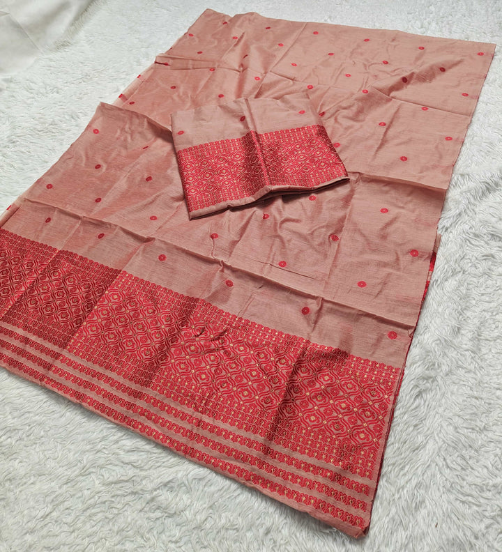 Dhaga Weaving Work Premium Cotton* Mekhela Sador