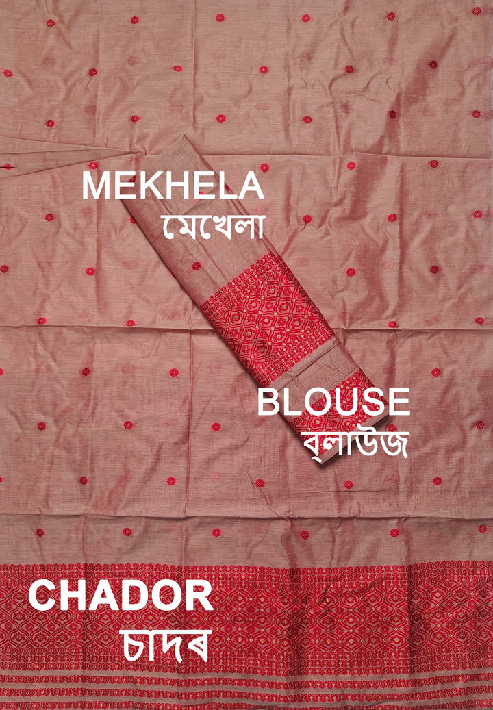 Dhaga Weaving Work Premium Cotton* Mekhela Sador