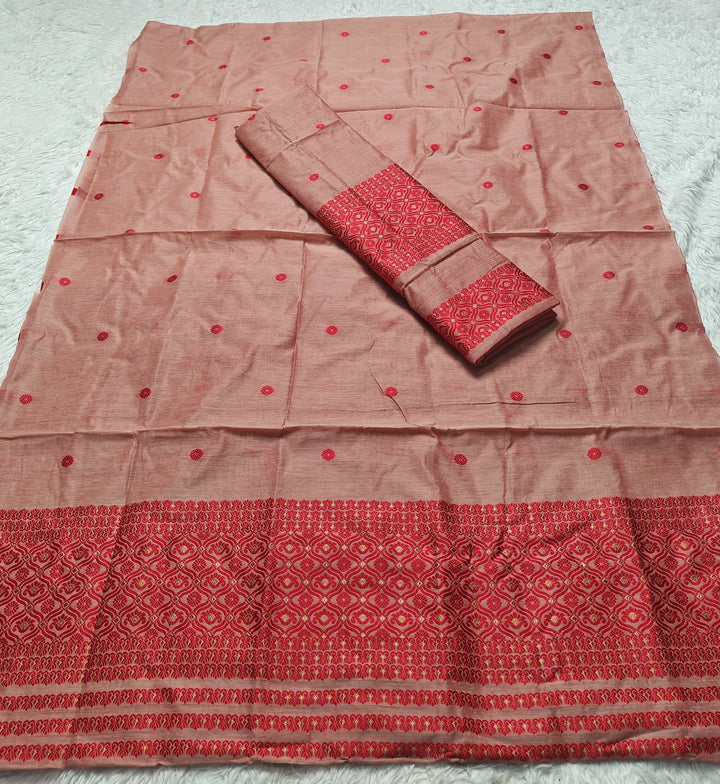 Dhaga Weaving Work Premium Cotton* Mekhela Sador