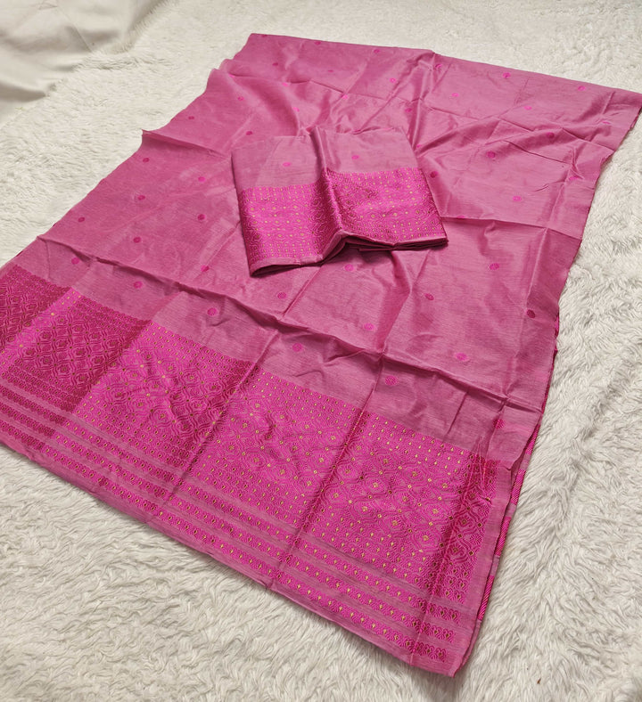 Dhaga Weaving Work Premium Cotton* Mekhela Sador