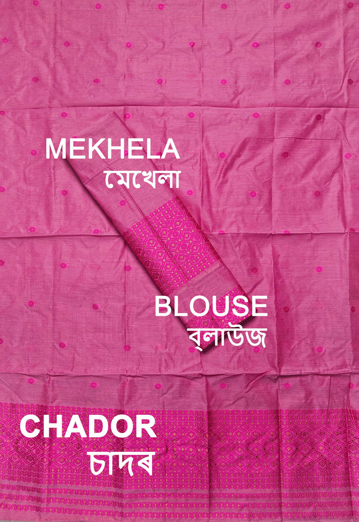 Dhaga Weaving Work Premium Cotton* Mekhela Sador