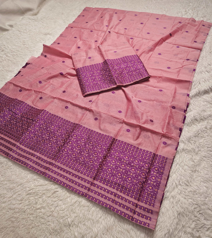 Dhaga Weaving Work Premium Cotton* Mekhela Sador