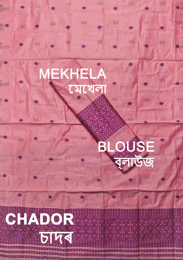 Dhaga Weaving Work Premium Cotton* Mekhela Sador