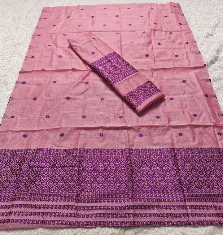 Dhaga Weaving Work Premium Cotton* Mekhela Sador