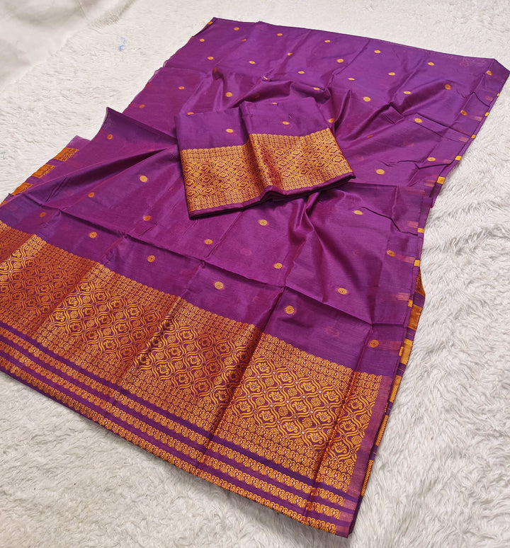 Dhaga Weaving Work Premium Cotton* Mekhela Sador