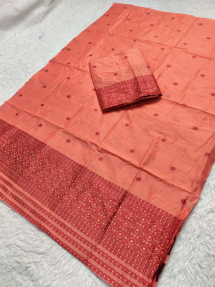 Dhaga Weaving Work Premium Cotton* Mekhela Sador