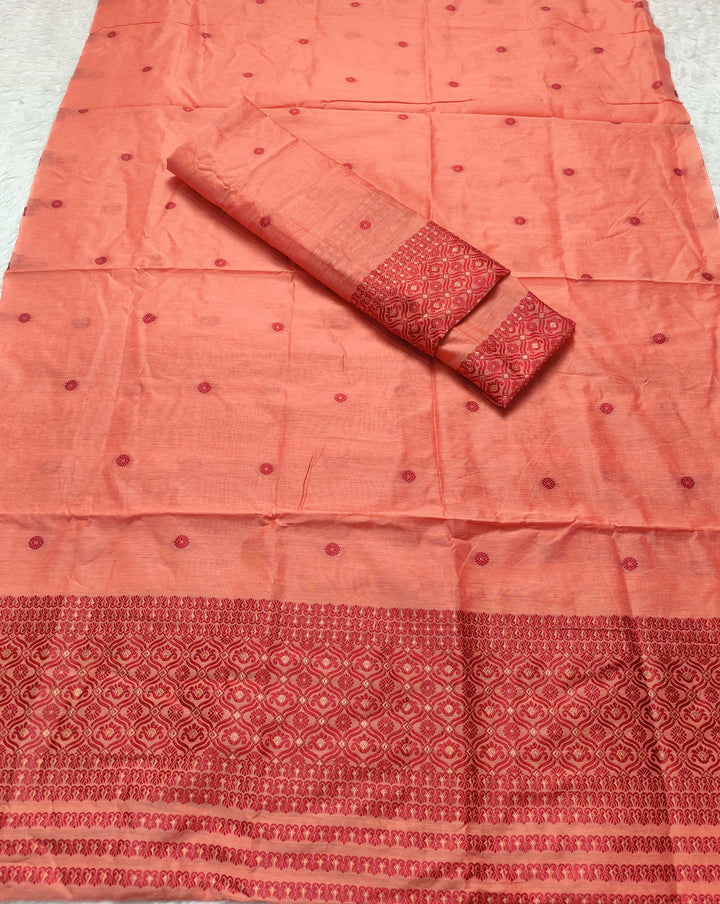 Dhaga Weaving Work Premium Cotton* Mekhela Sador