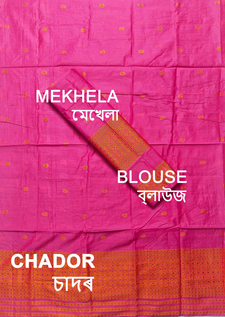 Dhaga Weaving Work Premium Cotton* Mekhela Sador