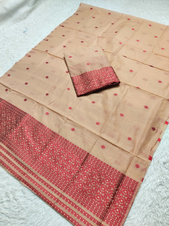 Dhaga Weaving Work Premium Cotton* Mekhela Sador