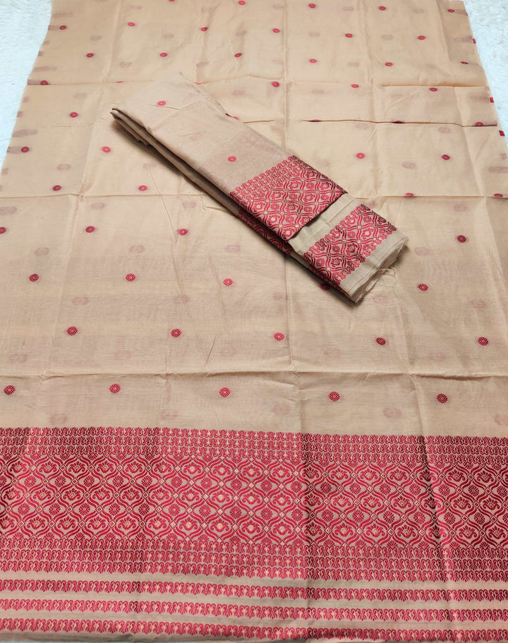 Dhaga Weaving Work Premium Cotton* Mekhela Sador