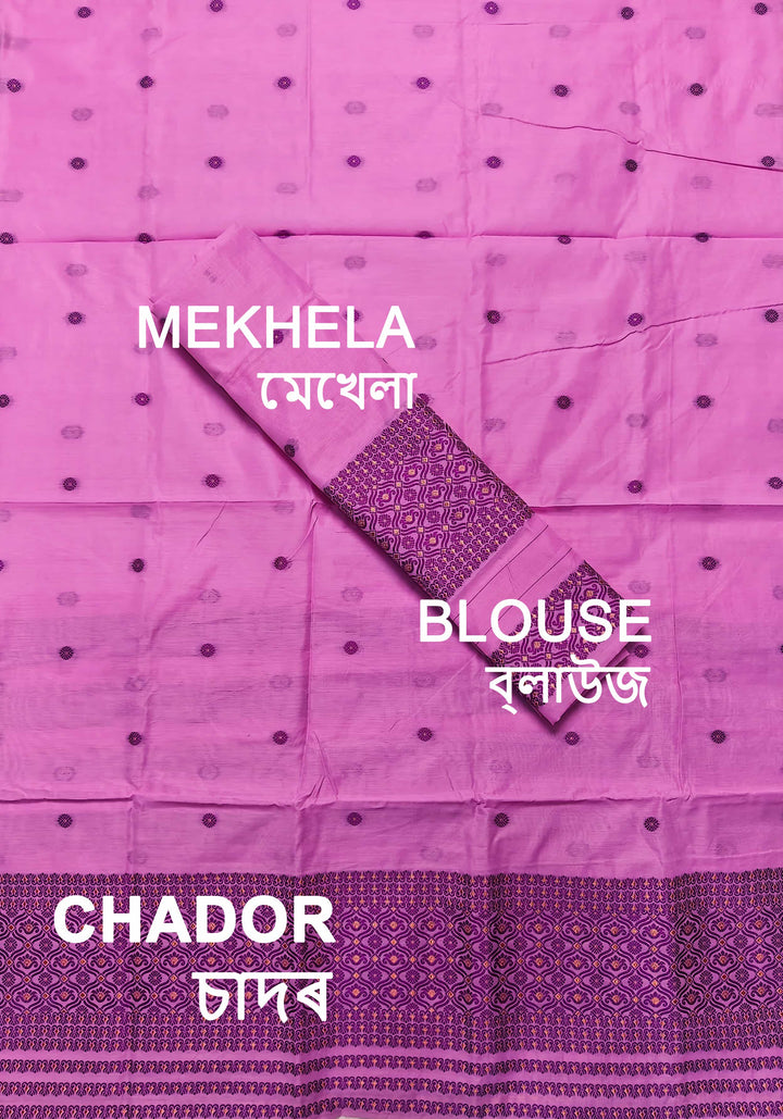 Dhaga Weaving Work Premium Cotton* Mekhela Sador