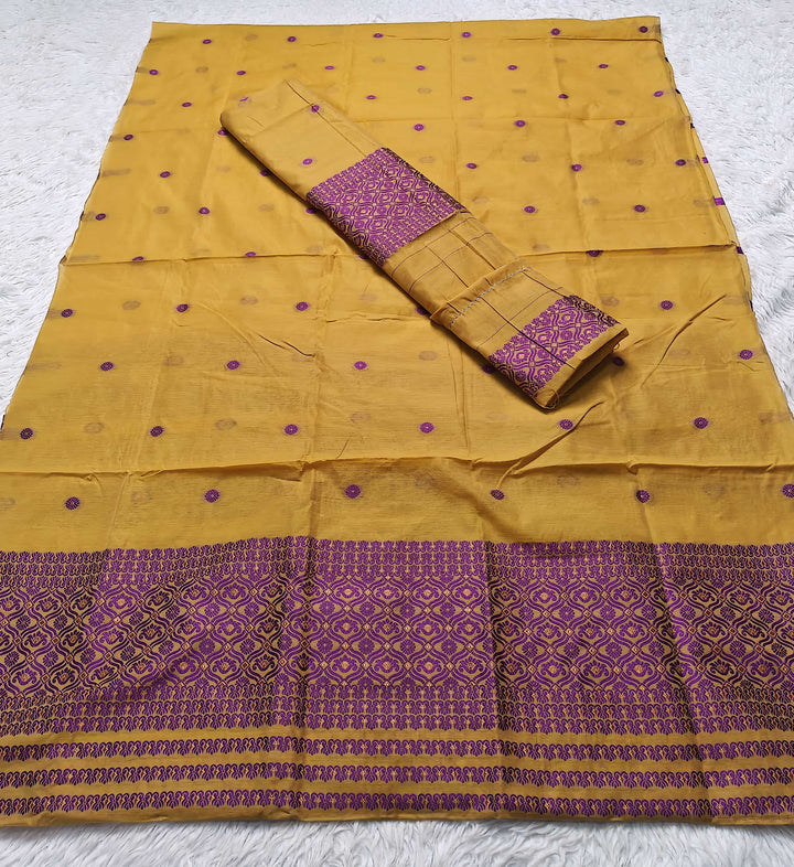 Dhaga Weaving Work Premium Cotton* Mekhela Sador