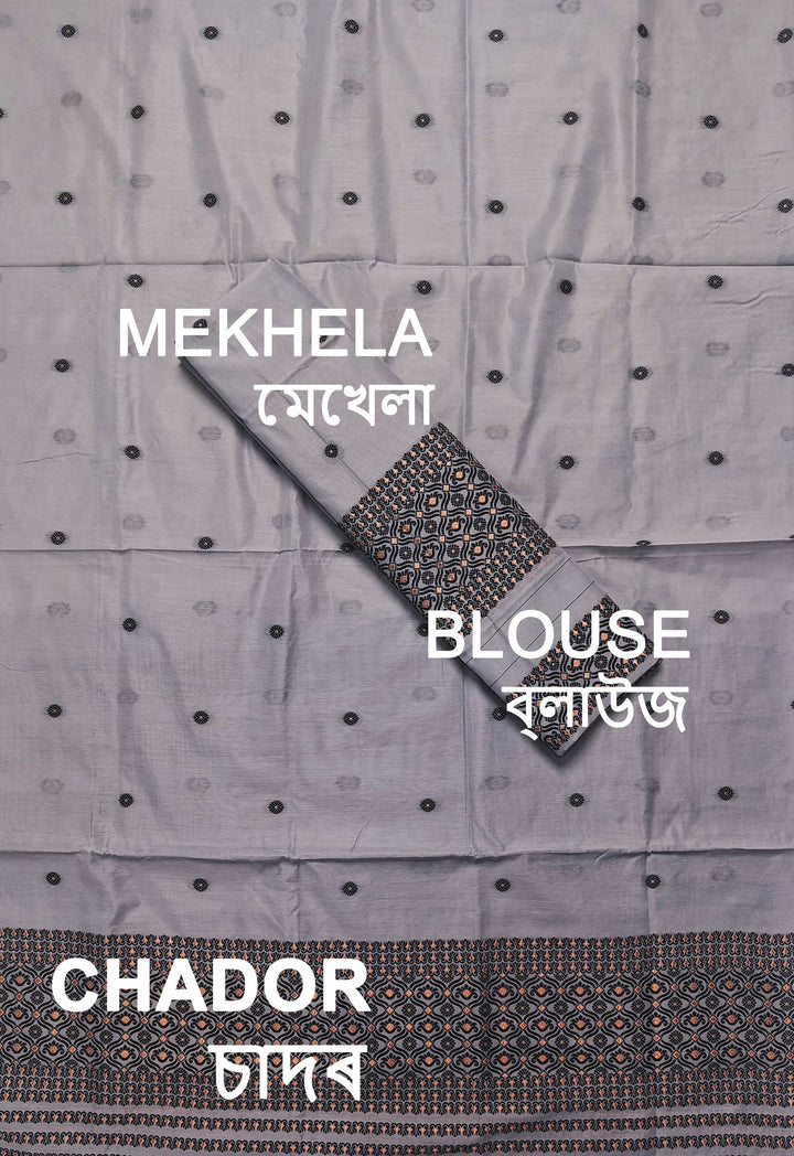 Dhaga Weaving Work Premium Cotton* Mekhela Sador