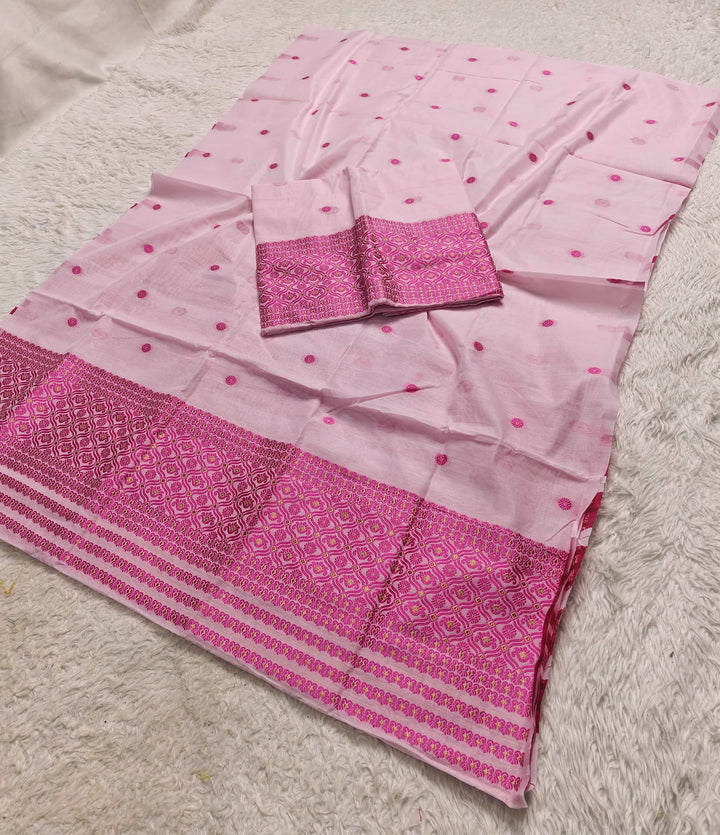 Dhaga Weaving Work Premium Cotton* Mekhela Sador