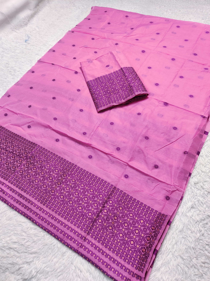 Dhaga Weaving Work Premium Cotton* Mekhela Sador