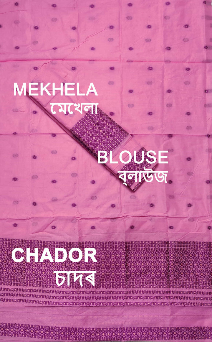 Dhaga Weaving Work Premium Cotton* Mekhela Sador