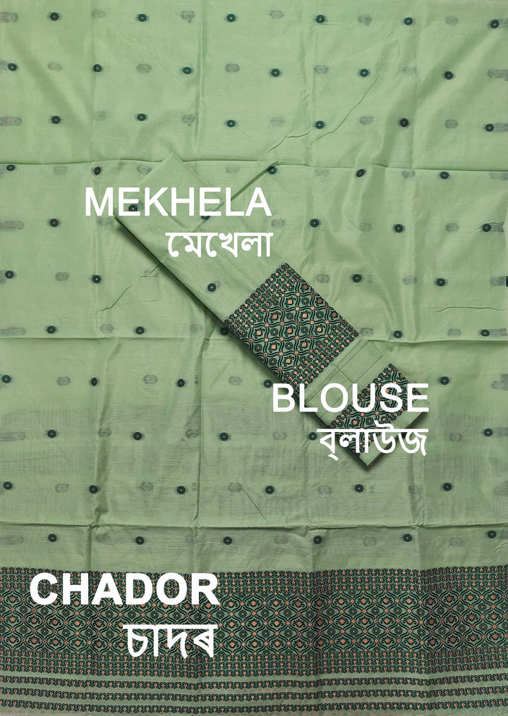 Dhaga Weaving Work Premium Cotton* Mekhela Sador