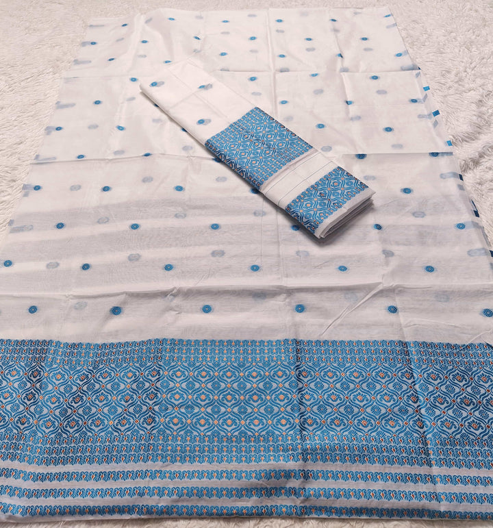 Dhaga Weaving Work Premium Cotton* Mekhela Sador