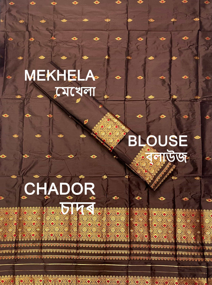 Small Buti Mix Set Mekhela Sador