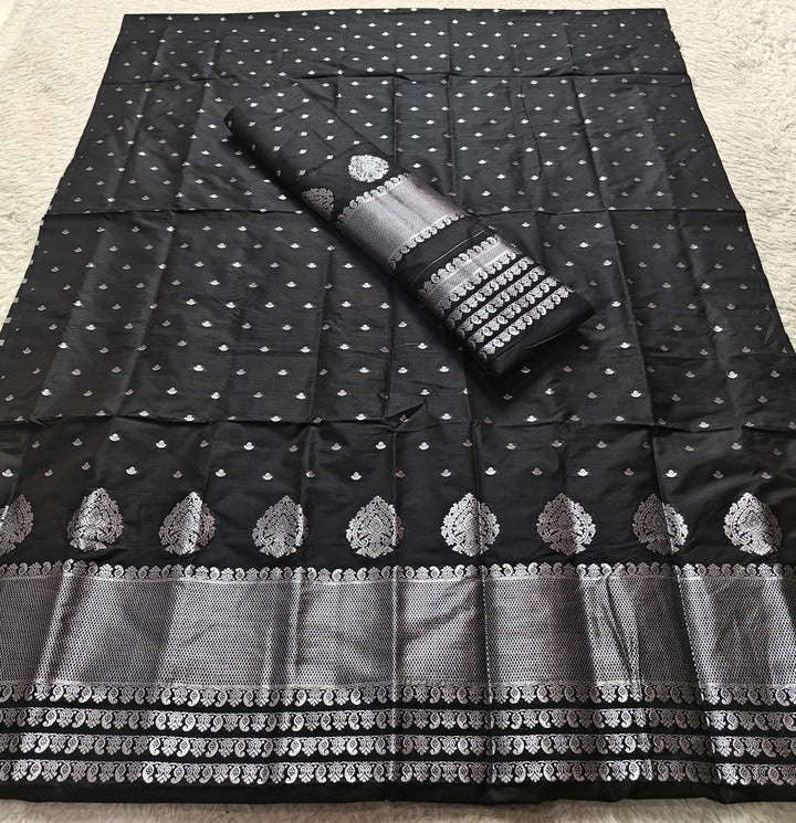 Silver Jari Mix Set Mekhela Sador