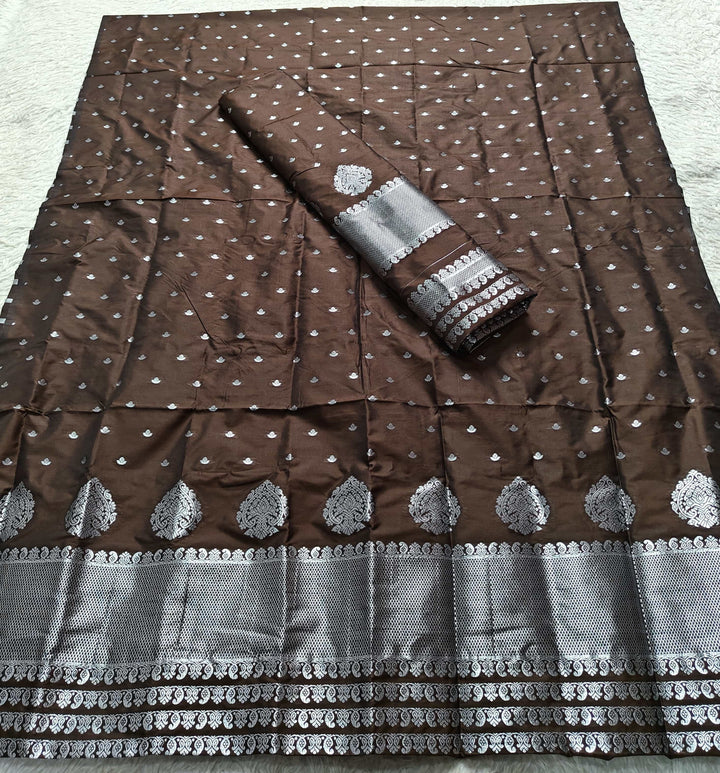 Silver Jari Mix Set Mekhela Sador