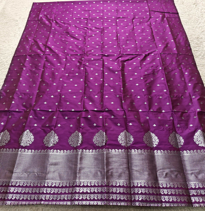 Silver Jari Mix Set Mekhela Sador