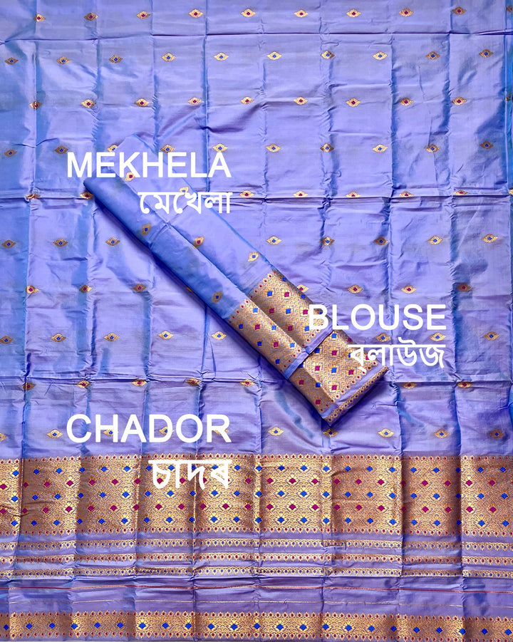 Small Buti Mix Set Mekhela Sador