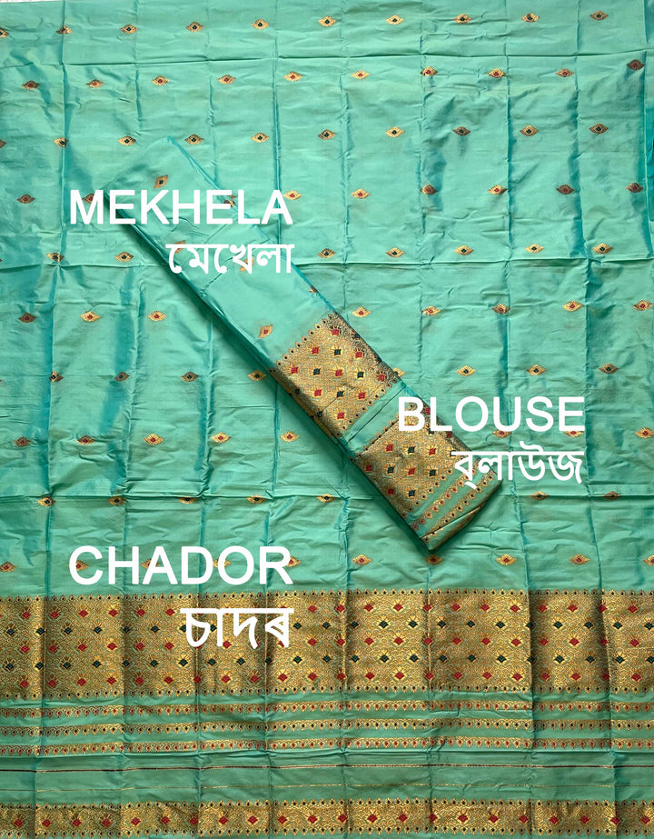 Small Buti Mix Set Mekhela Sador