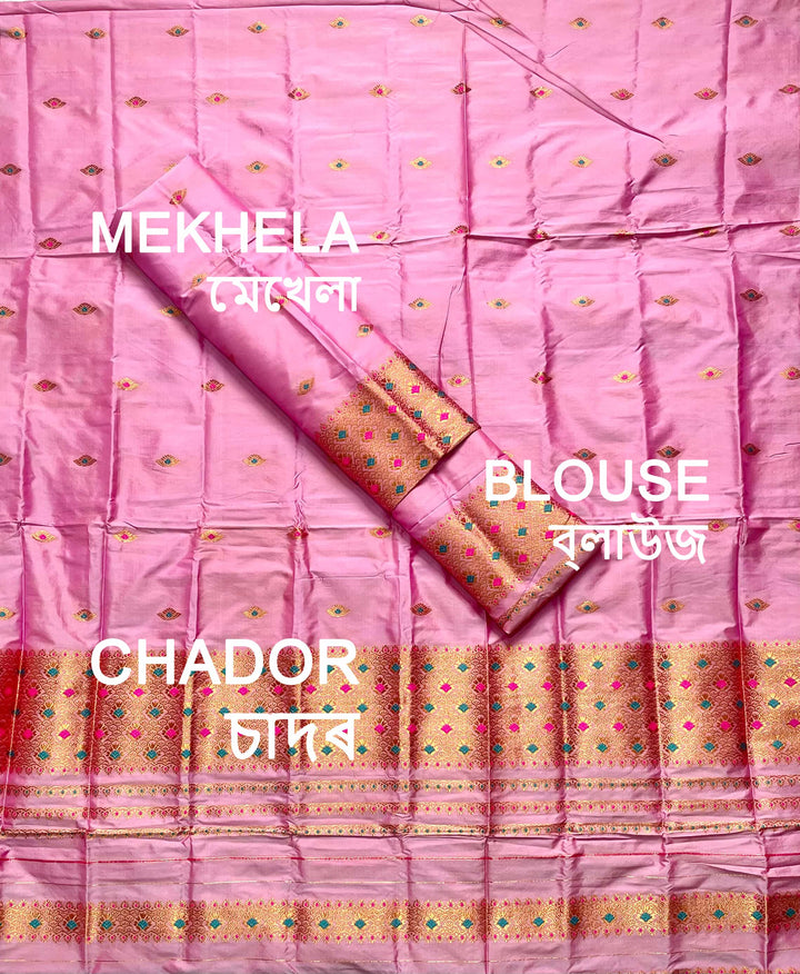 Small Buti Mix Set Mekhela Sador