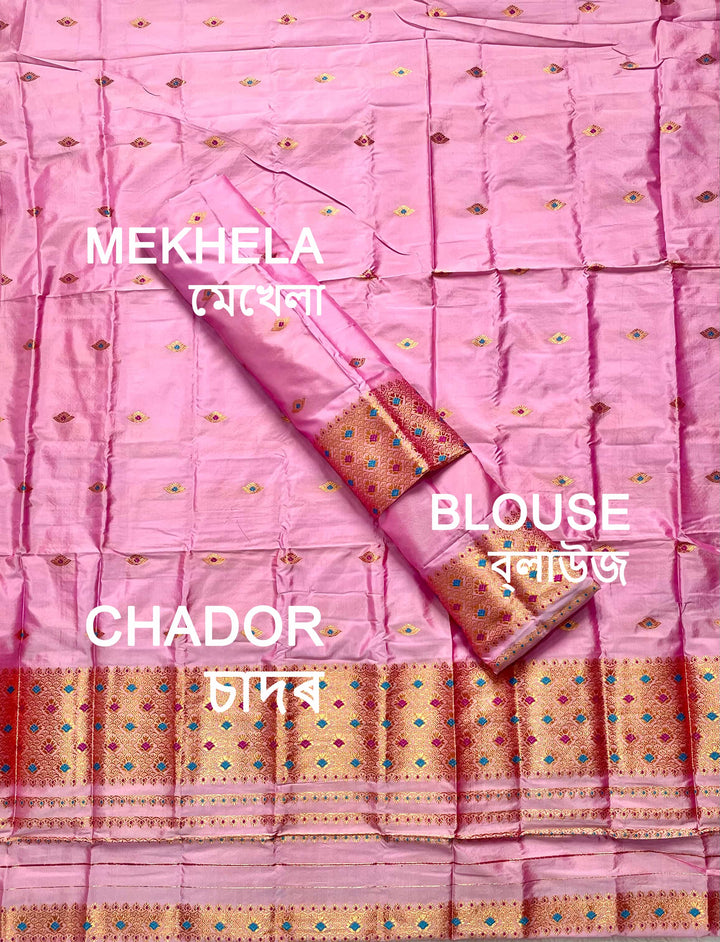 Small Buti Mix Set Mekhela Sador