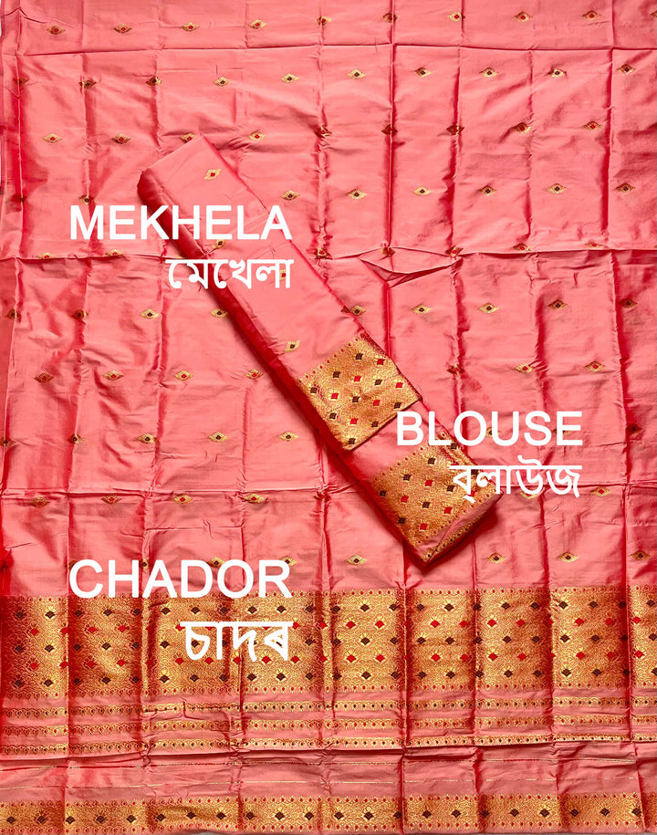 Small Buti Mix Set Mekhela Sador