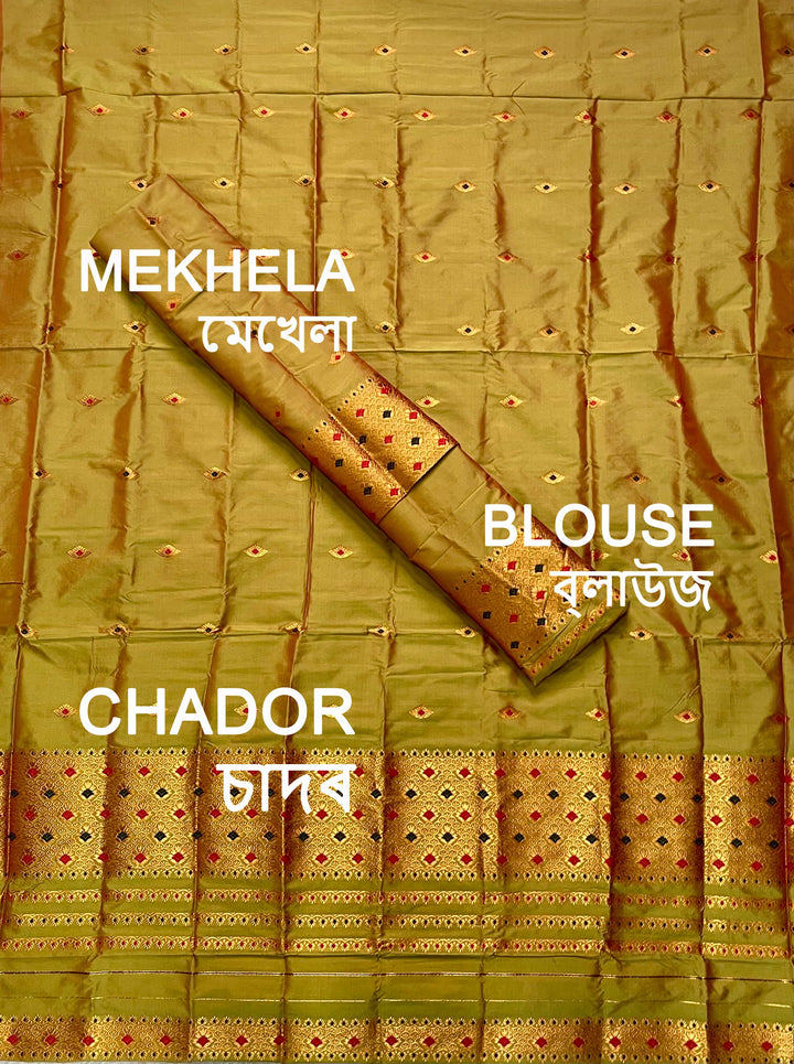 Small Buti Mix Set Mekhela Sador