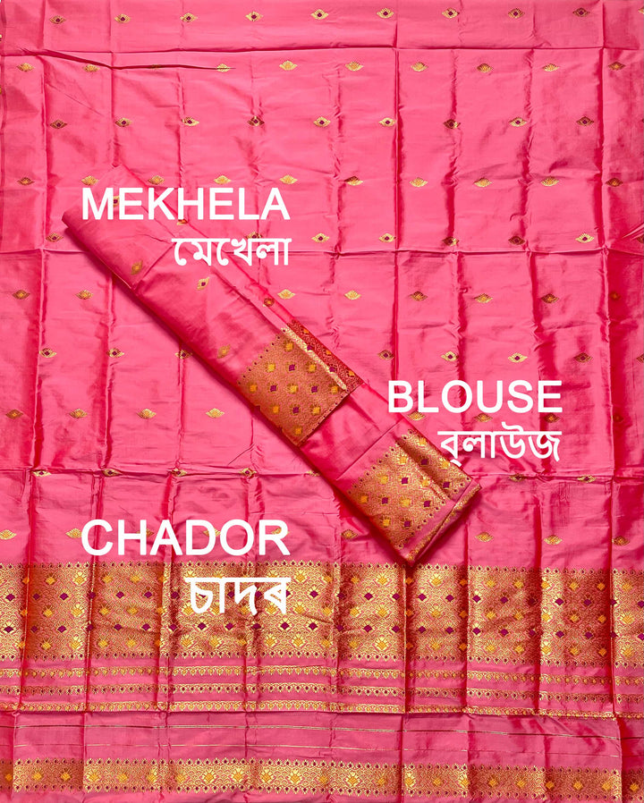 Small Buti Mix Set Mekhela Sador